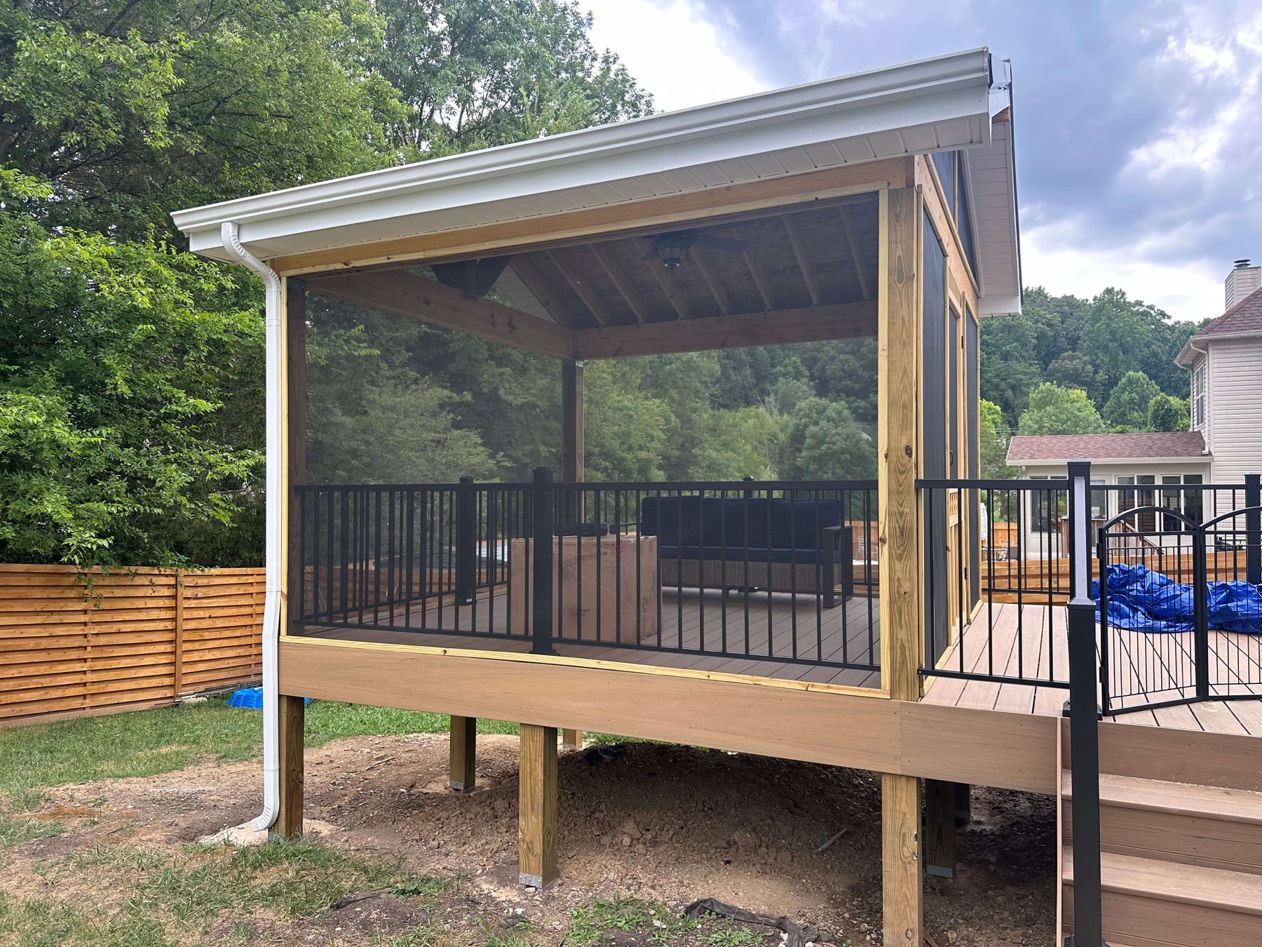 Covered porch build
